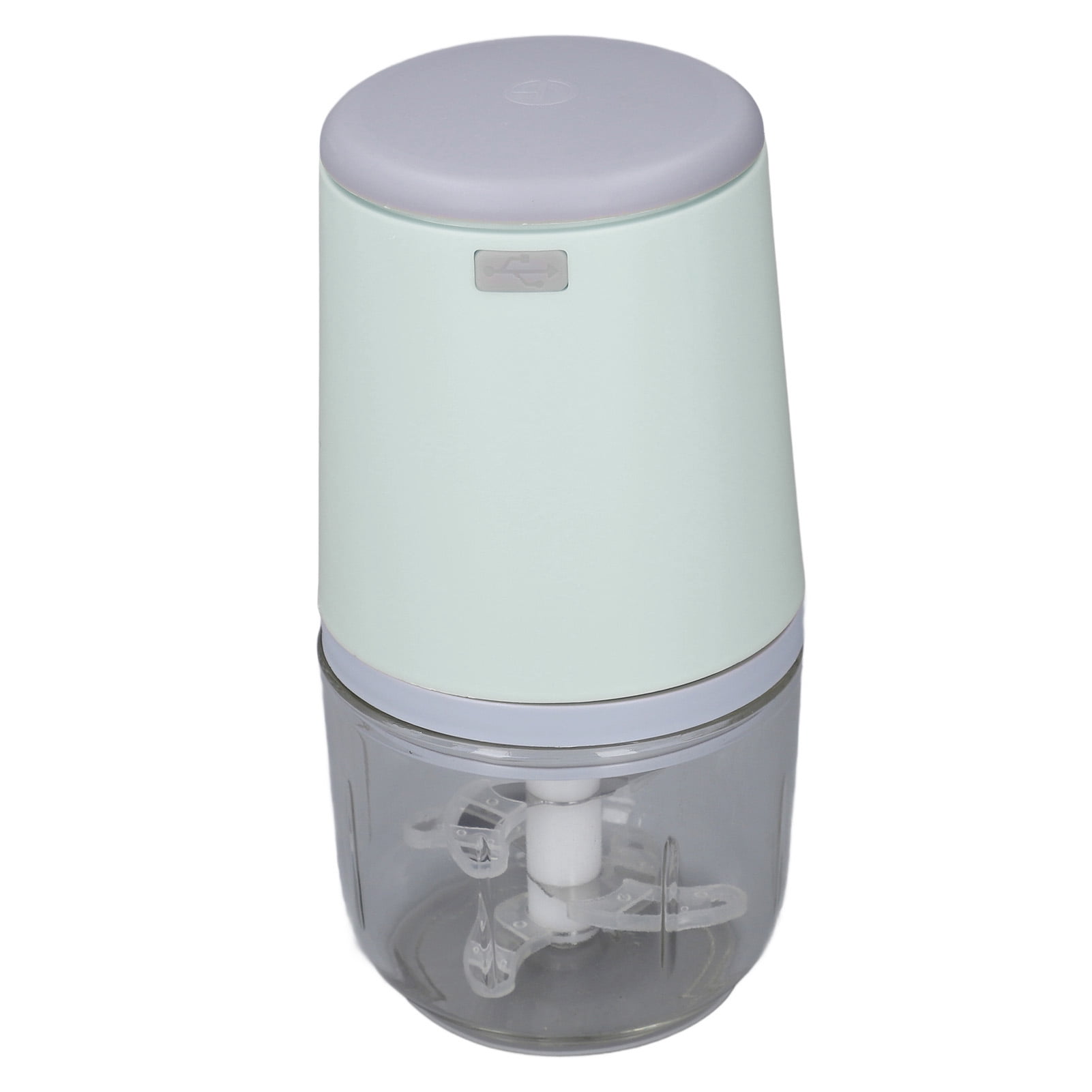 Suodoka 300ML Mini Baby Food Maker Small Electric Processor, Cordless Meat Grinder with 1500mAh Battery, Chopper for Vegetables Fruits Garlic, Green
