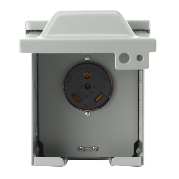 Suodoka 30Amp 125V Power Outlet Box Water Resistant Electrical Receptacle for RV Motorhome