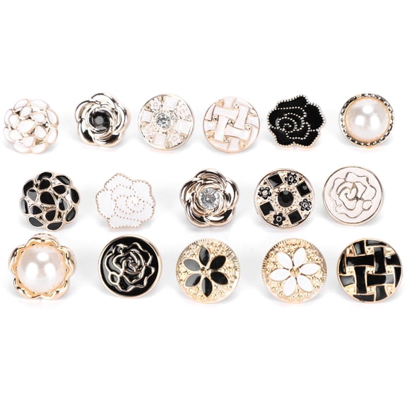 Suodoka 30Pcs Collar Button Pins Nail-Free Detachable Decorative Concealed Fasteners for Coats Sweaters Shirts