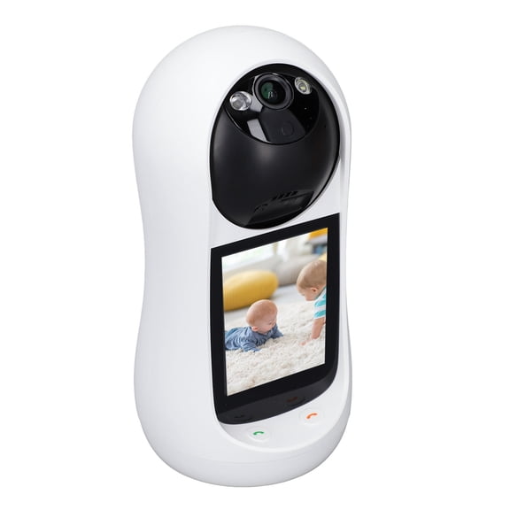 Suodoka 3MP Video Calling Camera, 2304x1296 Resolution, IPS 2.8 Inch HD Screen, 2.4GHz WiFi Surveillance CCTV Security Camera with Motion Detection, 90 Degree View Angle for Indoor Use