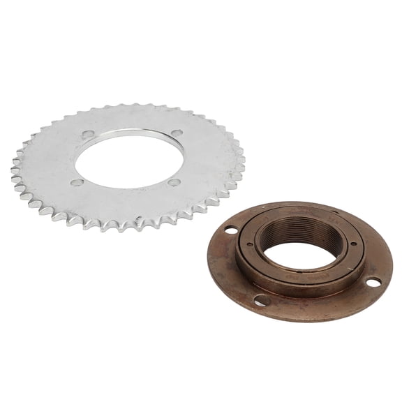 Suodoka 4 Hole Toothless Freewheel Stable Performance Good Toughness T8F 44T Rear Chain Sprocket Kit for Miniature Motorcycles ATVs 12 inches / 30.48 cm[cite: 1]