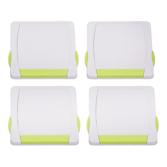 Suodoka 4 Pcs Child Safety Cabinet Locks Flexible Mobility Multifunctional Fall Prevention Window Doors Green Easy Install Baby Proofing Protection Tools