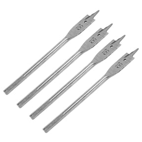 Suodoka 4-Piece Flat Wood Drill Bits Set, 16mm / 0.63 Inch Spade Boring Hole Opener, Premium High Carbon Steel DIY Woodworking Tools, 1/4 Inch Hex Shank for Hand Drill and Bench Drill Machines
