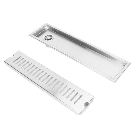 Suodoka 40cm Stainless Steel Rectangular Floor Drain for Bathroom Side Drainage
