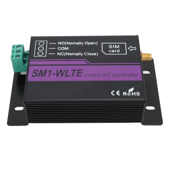Suodoka 4G LTE SMS Alarm Controller App Web Temperature Humidity Monitor Power Failure Alert Relay Switch EU Plug 100-240V Gate Opener for Elevators Garages Industrial Automation Systems