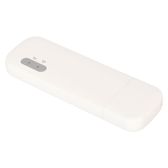 Suodoka 4G USB WiFi Dongle 10 Devices Connection Support Portable Mobile WiFi Hotspot Router with Micro SIM Card Slot for Phone Laptop White 4.33 inches / 11 cm