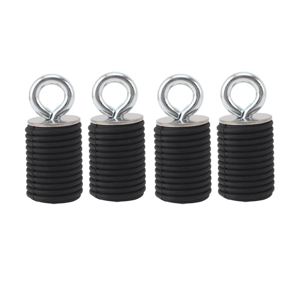 Suodoka 4PCS ATV Lock Ride Tie Down Anchors 1.45 inches / 3.68 cm Rubber Stainless Steel UTV Anchor Replacement for Polaris Ranger Off-Road Accessories