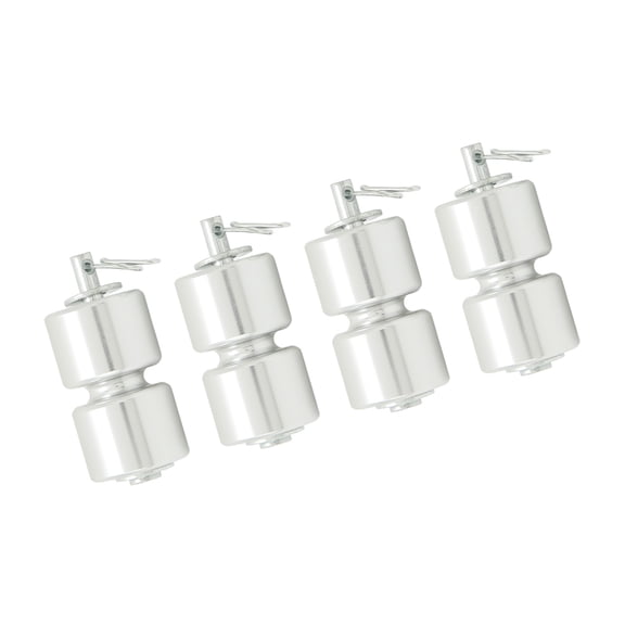 Suodoka 4PCS Trailer Tailgate Roller Lift Assist Aluminum Alloy Replacement for Trailers, Lifting Beds, Elevators (1-3/4 inches / 4.4 cm Length)