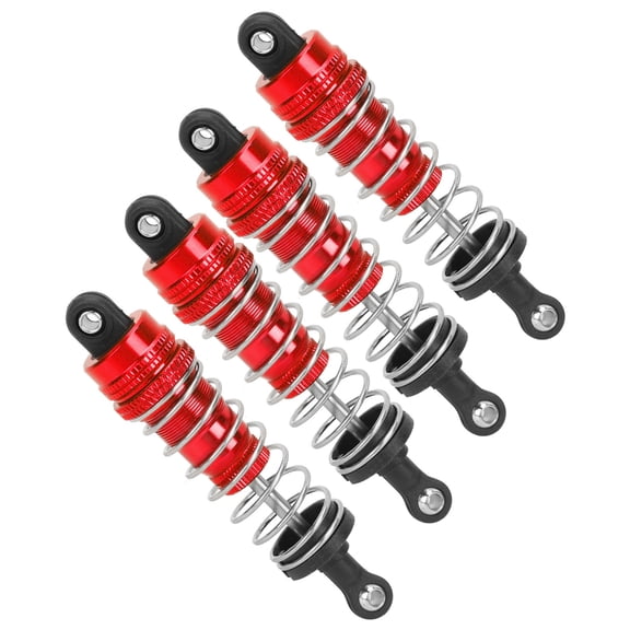 Suodoka 4Pcs RC Metal Shock Absorber Damper Set for MN86 MN86S MN86K MN86KS 1/12 RC Crawlers[cite: 1] Red Edition - Premium Aluminium Alloy[cite: 1] Upgrades 3.1 inches / 79 mm Replacement Parts