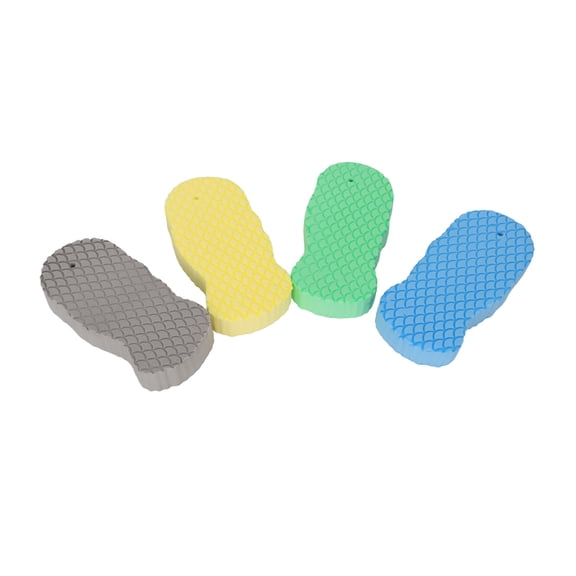 Suodoka 4pcs 3D Ultra Soft Bath Exfoliating Sponge for Adults and Kids, Deep Cleaning Body Shower Sponge for Smooth Skin, 6.7x5.1x3.1 inches / 17x13x8 cm