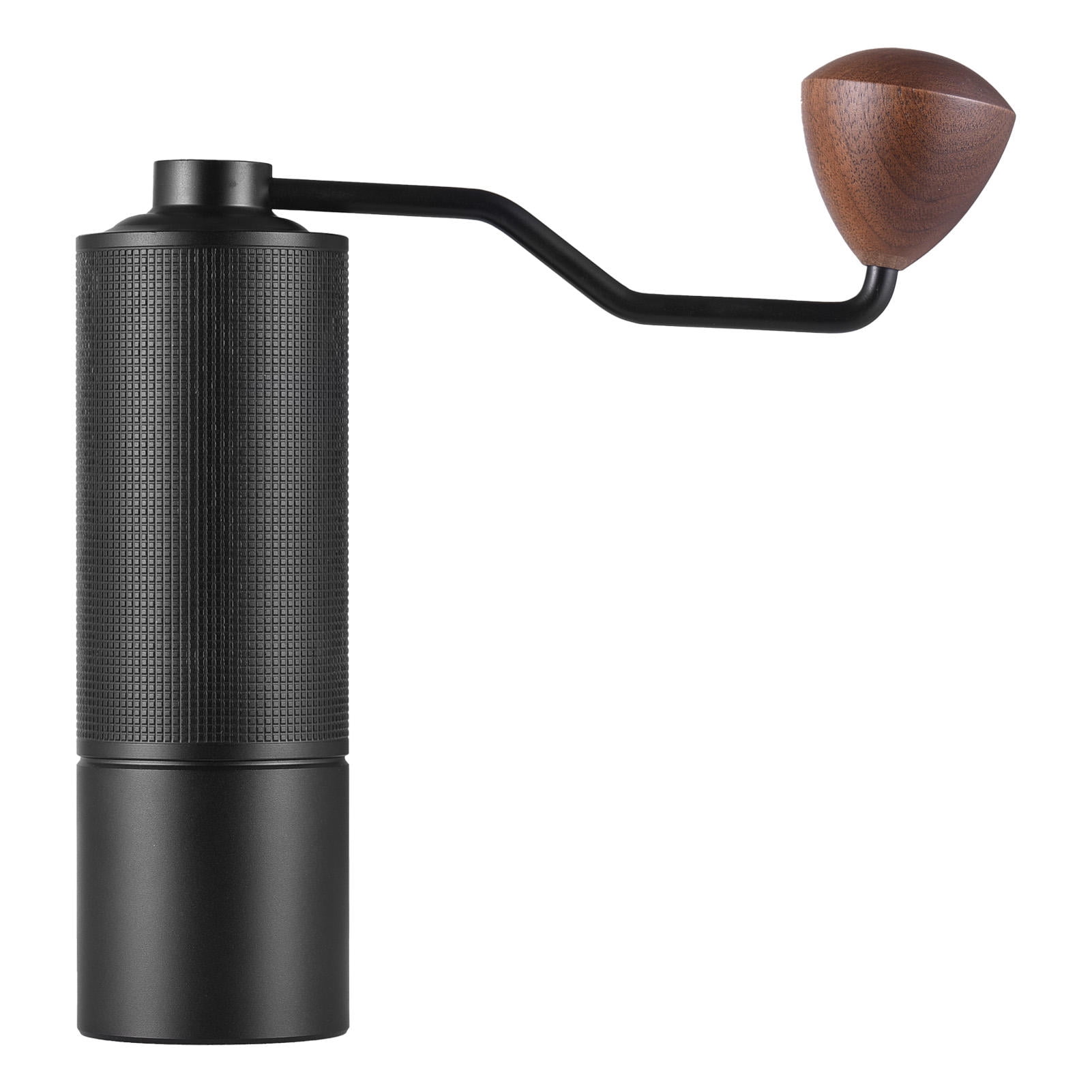Suodoka 5‑Core Stainless Steel Manual Coffee Grinder with Ergonomic Wood Crank, 24‑Gear Digital Adjustment, 25g Powder Bin, Aluminum Alloy Body, Portable & Durable