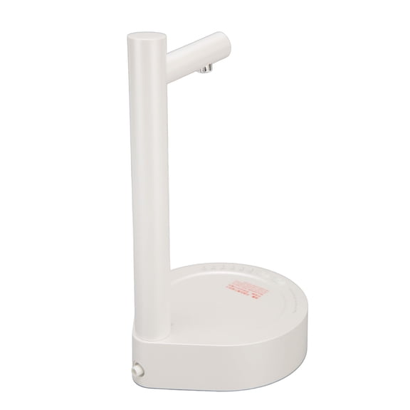 Suodoka 5 Gallon Smart Table Water Dispenser 7 Level Quantitative USB Charging Universal Desktop Water Bottle Dispenser Pump (8.9x5.4x4.7 in / 22.5x13.7x12 cm), White