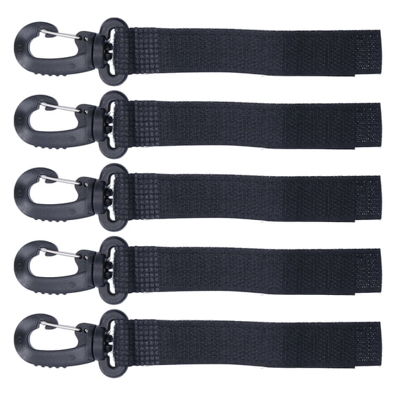 Suodoka 5 Pcs Stroller Hook Clips Convenient Stroller Organizer Hooks for Hanging Diaper Bags Purses 6.3 inches / 16 cm