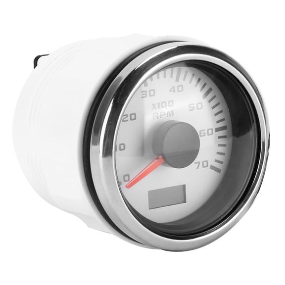 Suodoka 52mm 2.1 Inches Pointer Tachometer Gauge Universal Auto RPM Meter IP67 Waterproof 9-32VDC for Car Truck Boat Modification Replacement Part
