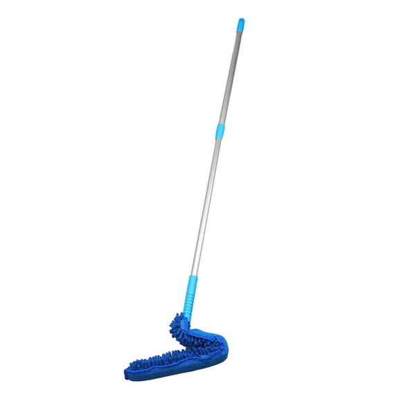 Suodoka 56Inch Extendable Ceiling Fan Duster with Reusable Chenille Microfiber Head, MultiSurface Cleaning Wand for Fans, Walls & Floors