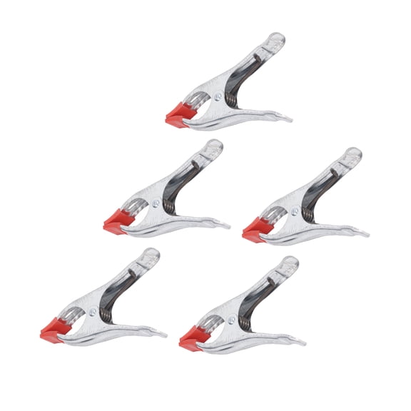 Suodoka 5Pcs 7in A-Shape Spring Clamp Set - Strong Grip Fixing Tool for Woodworking, Photography & DIY Projects