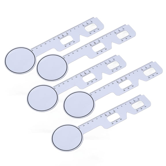 Suodoka 5pcs Eye Pupil Distance Meter Smoothing Edges Prevent Slip Handle Ophthalmic Measure Tool[cite: 1]