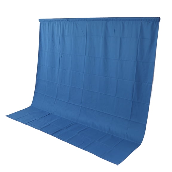 Suodoka 6.6 x 6.6 ft Blue Screen Photography Backdrop Wrinkle Resistant Polyester Studio Background with 4 Clips for Video Shooting and Live Broadcast