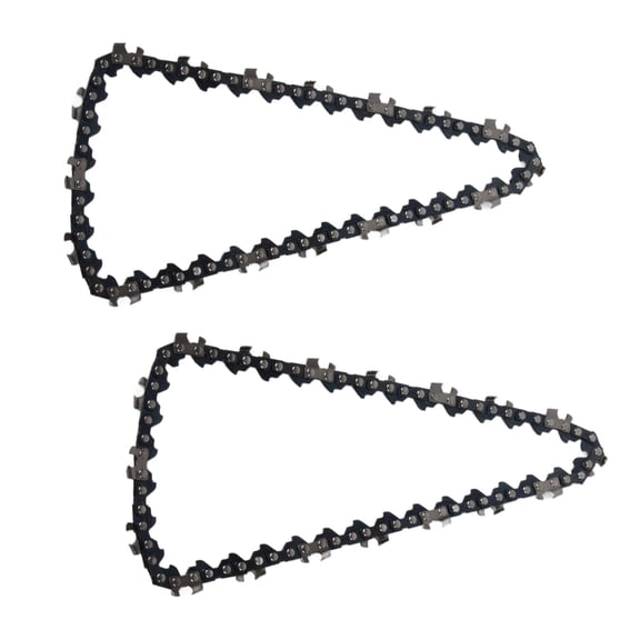 Suodoka 6-Inch Chainsaw Chain 36 Drive Links Alloy Steel Replacement Cutting Blade for Mini Woodworking Chainsaws (2-Pack)