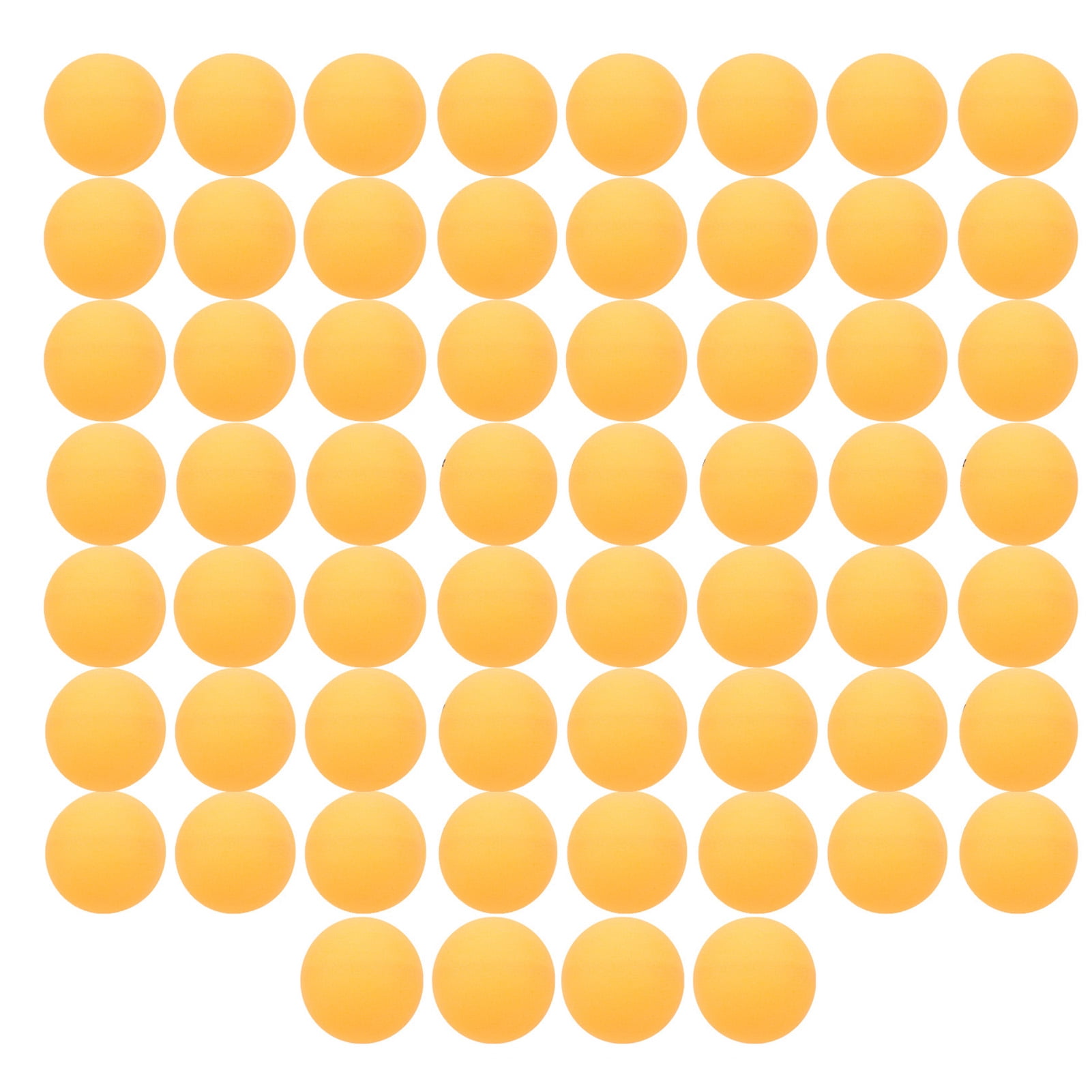 Suodoka 60Pcs Intermediate Training Table Tennis Balls Yellow 40mm Professional Pong Balls for Outdoor Sports Exercise (60 Count / 40mm)