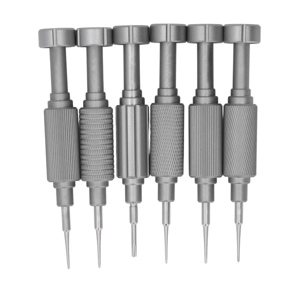 Suodoka 6Pcs Magnetic Phone Screwdriver Set Strong Wear Resistant Precision Repair Kit 0.6 0.8 T2 1.2 1.5 2.5 (8.27 inches / 21 cm)