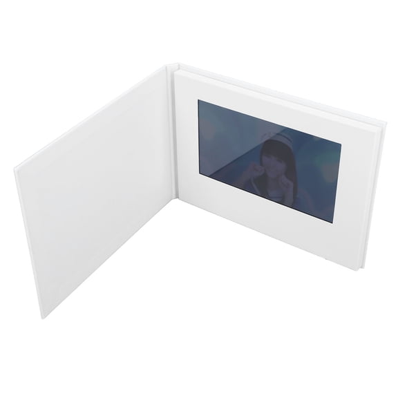 Suodoka 7 Inch IPS Touchscreen Video Greeting Card with 4GB Memory, Electronic Video Brochure for Personal Messages, Business Advertising, and Birthday Wishes (11.81 x 7.48 in / 30 x 19 cm)
