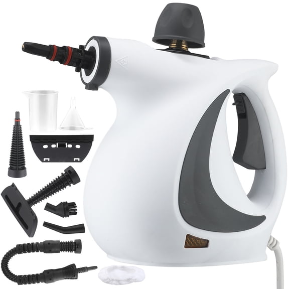 Suodoka 7-in-1 Handheld Steam Cleaner for Home, 1050W Portable Multi-Surface Deep Cleaning Steamer (10.2 x 9.8 in / 26 x 25 cm), 350ml Tank, US Plug 110V