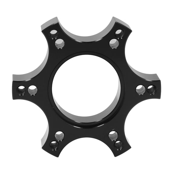 Suodoka 70mm Gaming Wheel Adapter Base Steering Wheel Mount Block & Racing Wheel Riser Block for Thrustmaster T300RS, Premium Aluminum Alloy Mod, 3.94 x 3.94 x 1.97 Inches / 10 x 10 x 5 cm Black