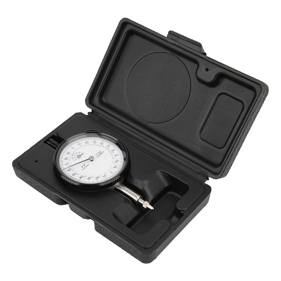 Suodoka 8 Jewels Shockproof Dial Indicator 0.001mm 0-1mm Precision Micro Dial Gauge Indicator Measuring Tool for Mechanical Measurement (0.04 inches / 0.1 cm)