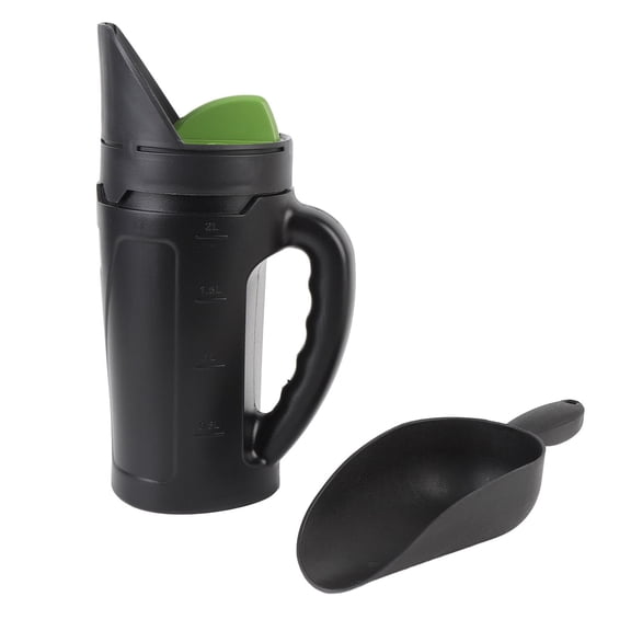 Suodoka 80Ounce Manual Handheld Spreader 3Adjustable Openings for Grain, Manure, Salt & Snow Removal