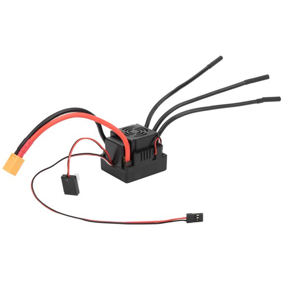 Suodoka 80A Waterproof Brushless ESC Electric Speed Controller Accessory for 1/8 RC CarXT60 (13.00 inches / 33.02 cm)