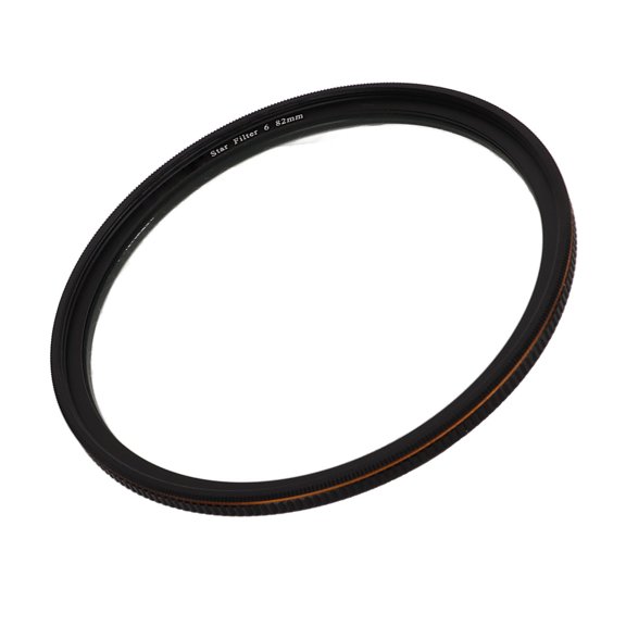 Suodoka 82mm Camera Starburst Filter 6 Line Point Effect Adjustable HD Cross Screen Star Lens Filter (3.23 inches)