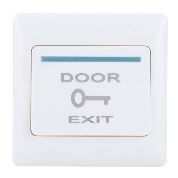 Suodoka 86 Type Door Exit Button Release Switch Fireproof Access Control System Push to Open Panel for Offices Communities Rental Houses Entrance Guard Security Alarm Accessories (3.54 inches / 9 cm)