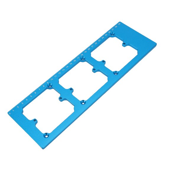 Suodoka 86 Type Wire Box Template Aluminum Alloy Socket Box Hole Die Jig Tool Kit with Router Bit (12.99 inches / 33 cm)