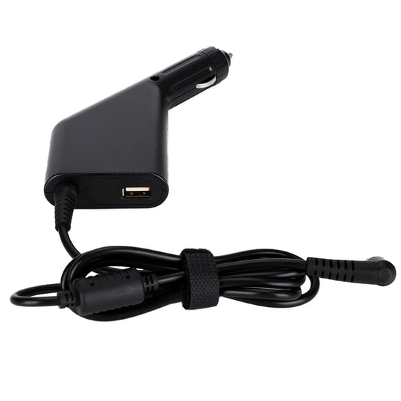 Suodoka 90W Multifunctional Car Charger Power Adapter with USB Interface and 10Pcs Connectors, 18V-20V Universal Fit for Laptops, DC10-15V Input, Black