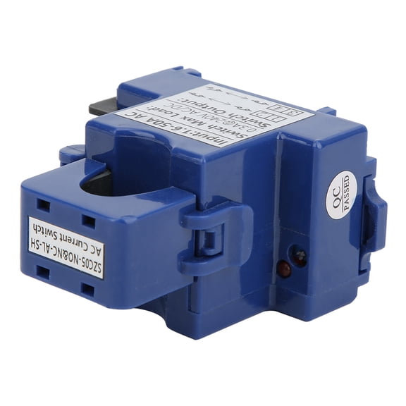 Suodoka AC Current Switch Transducer Normally Open/Closed AC 1.6-50A Input Sensor Switch 0.3A at 240V AC/DC Flame Retardant PC Material Control Relay (2.6 inches / 66 cm Length)[cite: 1]