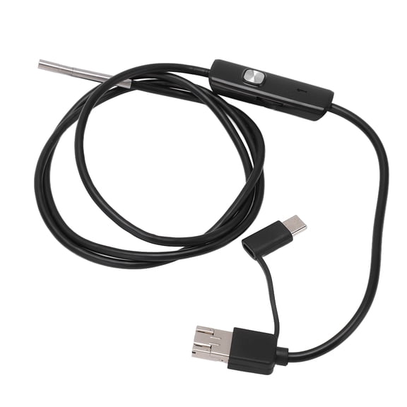 Suodoka AN100-3.9 3.9mm High Definition Endoscope Inspection Camera, 6 LED Waterproof Borescope for Car & Android, Flexible Wire, Dual Scale 3.3ft / 1m