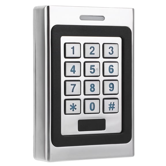 Suodoka Access Control Keypad IP67 Waterproof Outdoor Metal Keyless Entry Pad, 125KHz EM Card Reader, Digital Password Security System for Home & Office, Zinc Alloy Shell