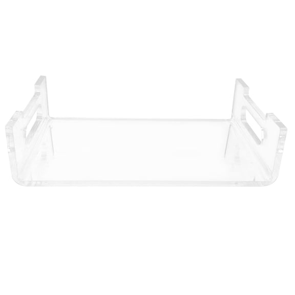 Suodoka Acrylic Monitor Stand Transparent Durable Computer Desk Riser for School and Home Office (14.5 inches / 37 cm)