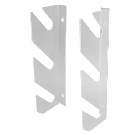 Suodoka Acrylic Skateboard Wall Mount Display Rack 3 Tier Horizontal Hanger for Longboards and Snowboards