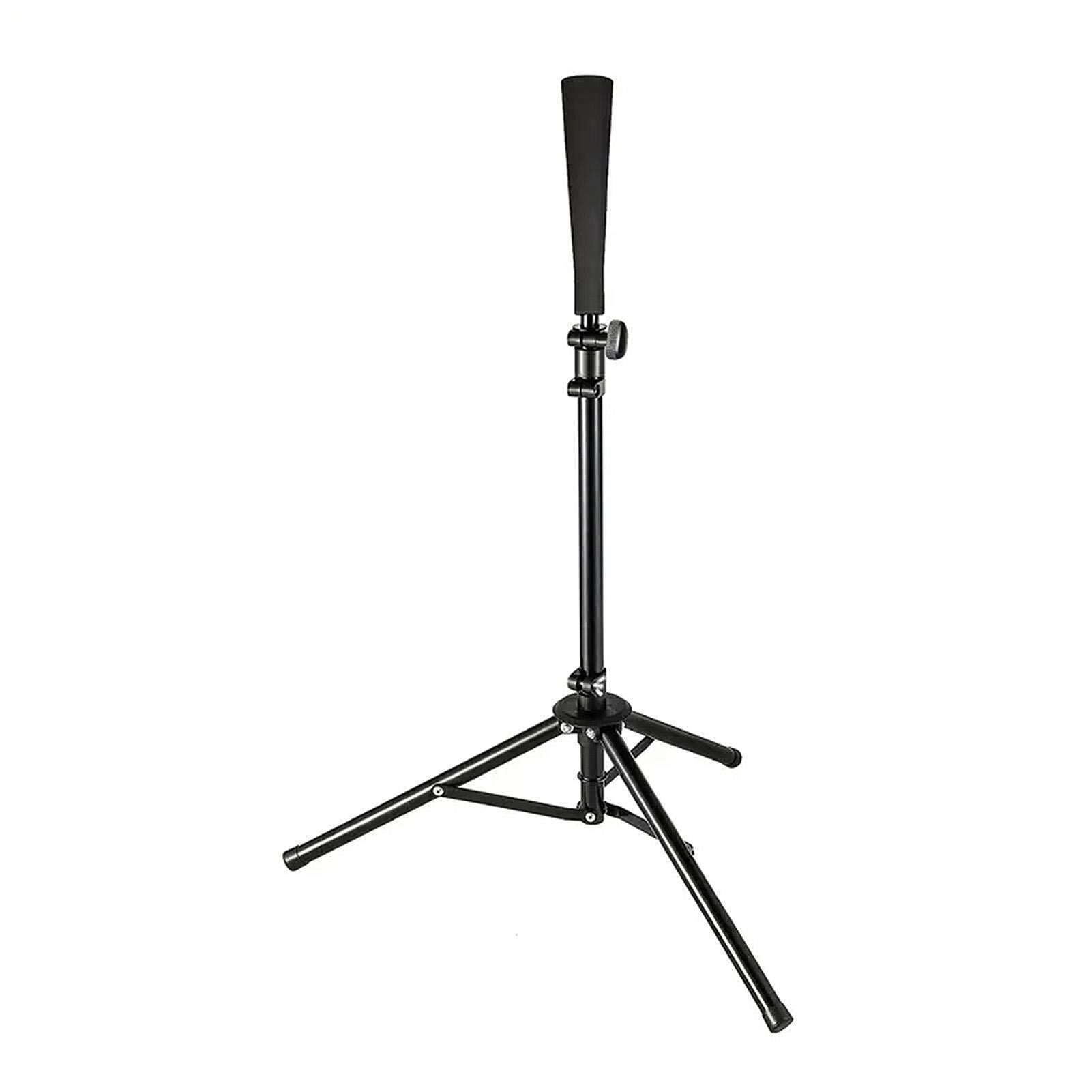 Suodoka Adjustable Baseball Hitting Tee – Elastic Rubber Top, Stable Triangle Base, Height 70‑118 cm, Portable for Kids & Adults