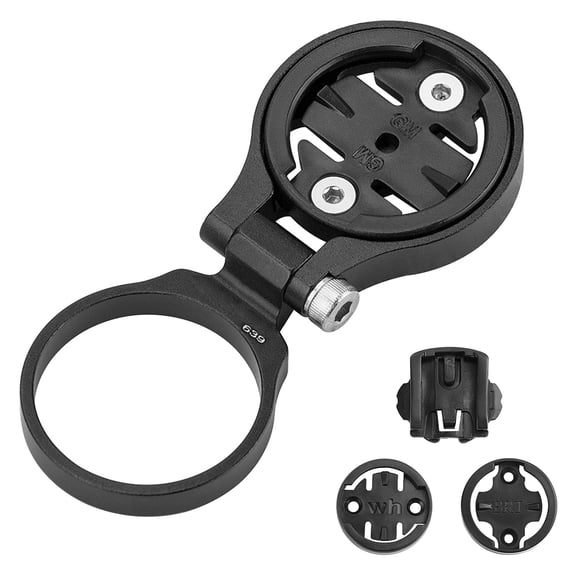 Suodoka Adjustable Bicycle Computer Stem Mount, Replacement Cycling Bracket for Garmin, Wahoo, Bryton, Cateye, Aluminum Alloy Bike Holder Accessory (3.2 inches / 8.1 cm)