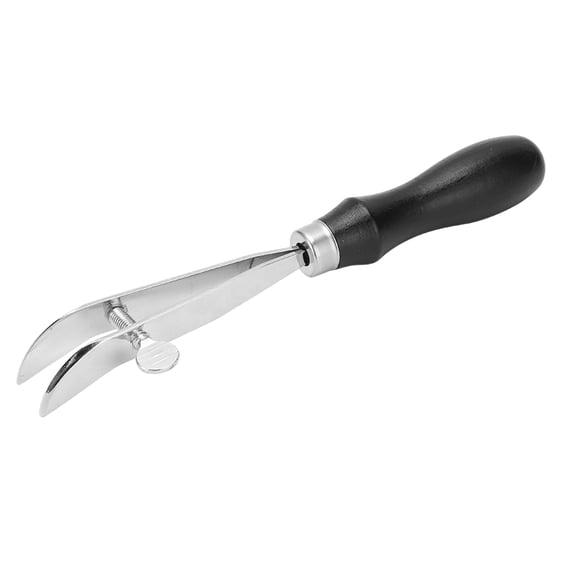 Suodoka Adjustable Edge Creaser Stainless Steel Spacing Wheel Beading Tool Professional Leather Craft Accessories Linear Skiving Pressing Alignment Marker (7.48 inches / 19.0 cm)