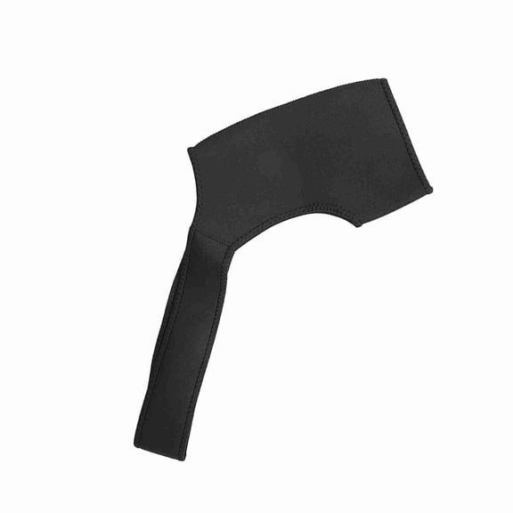 Suodoka Adjustable Shoulder Support Strap Protection Brace Keep Warm for Sports Injuries Pain Relief Arm Protection, Breathable T Cloth, Black, Size M