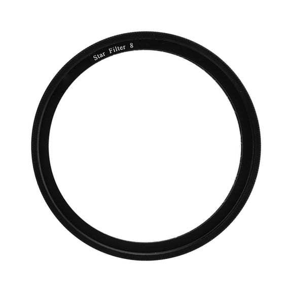 Suodoka Adjustable Starburst Filter Thin HD Coating Camera Starlight Lens Accessory for Digital Single Lens Camera 62mm / 2.4 inches - Create Stunning 8-Line Star Effects