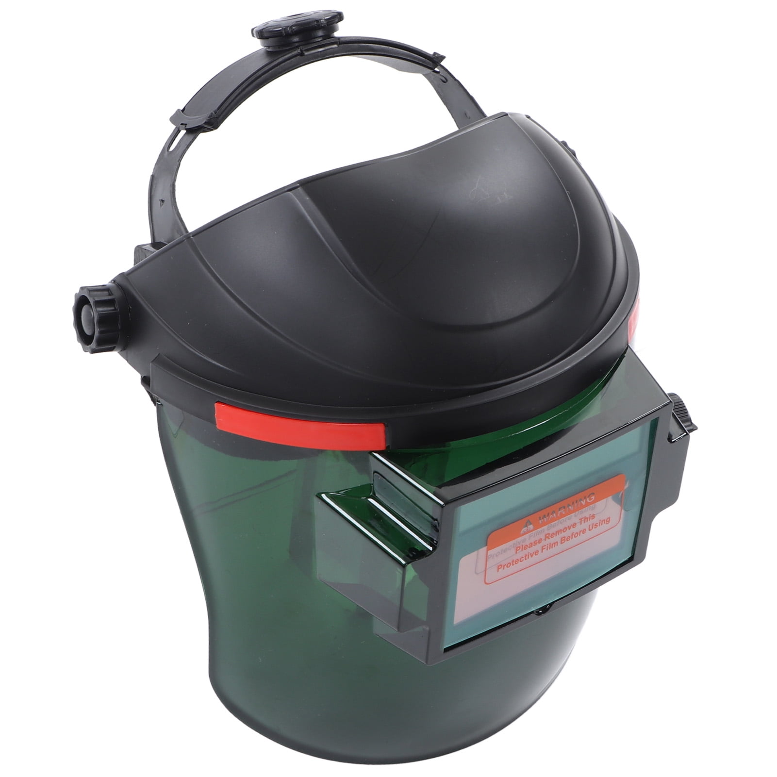 Suodoka Advanced Automatic Dimming Welding Helmet Solar Powered Auto Darkening Face Cover Waterproof High Impact PC Material Adjustable Headgear for Optimal UV Protection 11.8 inches / 30 cm