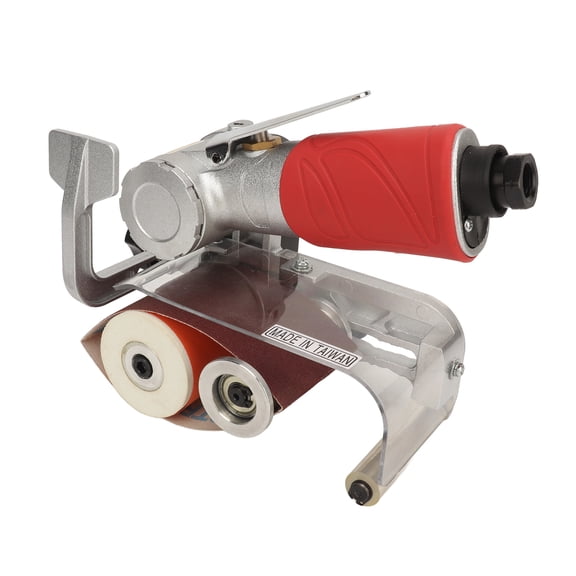Suodoka Air Belt Sander 1/4 Inch Pneumatic Tool Multi Function Polishing Grinding Machine with Sanding Band, 7000 RPM Free Speed, 10.24 inches / 26 cm, Ideal for Home Improvement and Wood Working