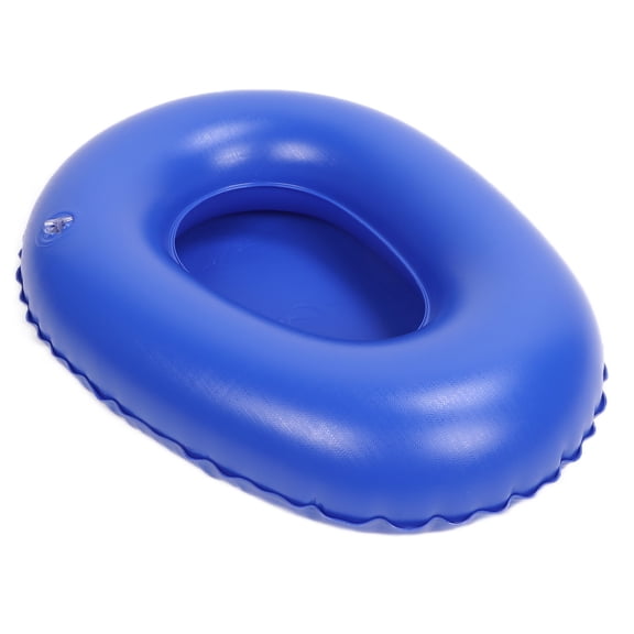 Suodoka Air Inflatable Bedpan Soft High Density Portative Elderly Bedridden Patients Potty Blue