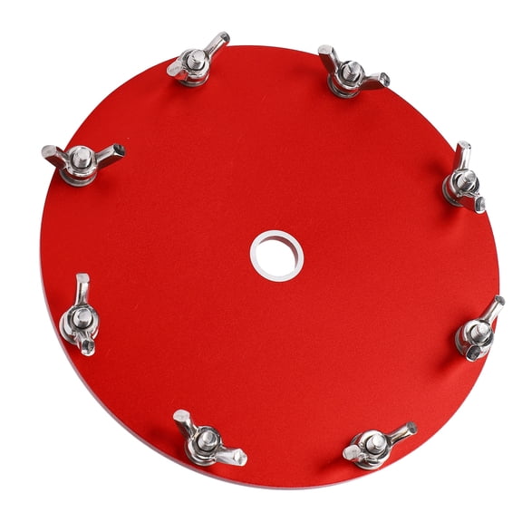 Suodoka Aluminum Alloy Ground Network Disk Grounding Grid Radial Plate Suitable for PAC-12 JPC-12 Portable Shortwave Radio Antenna Kit with 10 Terminals Replacement Parts