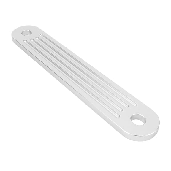 Suodoka Aluminum TSP-2DP Transom Support Plate 12in / 30.48cm X 2in / 5.08cm 3/8in Thick Outboard Motor Mount Bracket for Marine Lower Bolt Holes Replacement Parts Accessories